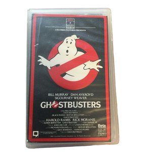 1984 Ghostbusters Beta Tape Betamax Video clamshell case Bill Murray Dan Akyroyd